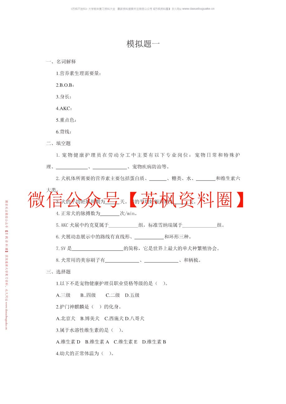 宠物美容